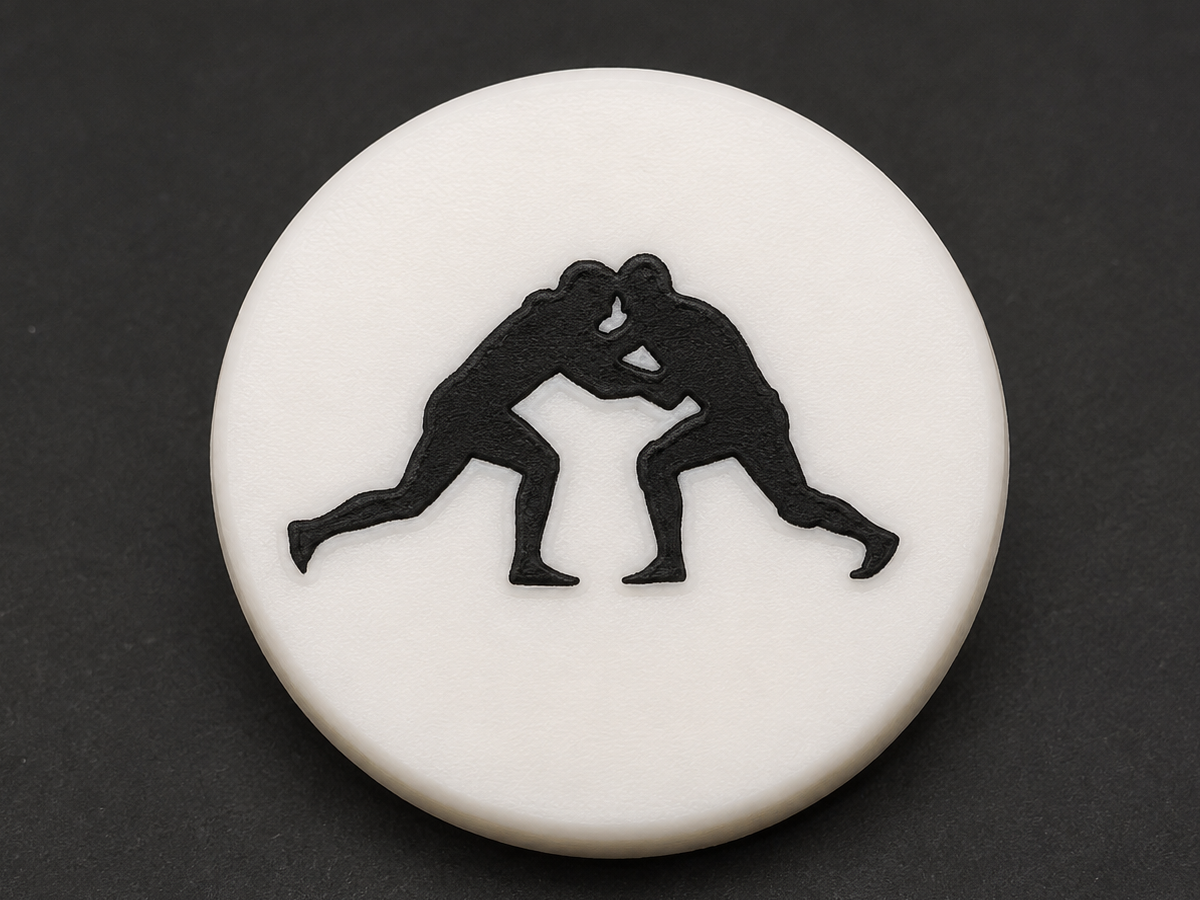 1" Wrestler Pony Bead