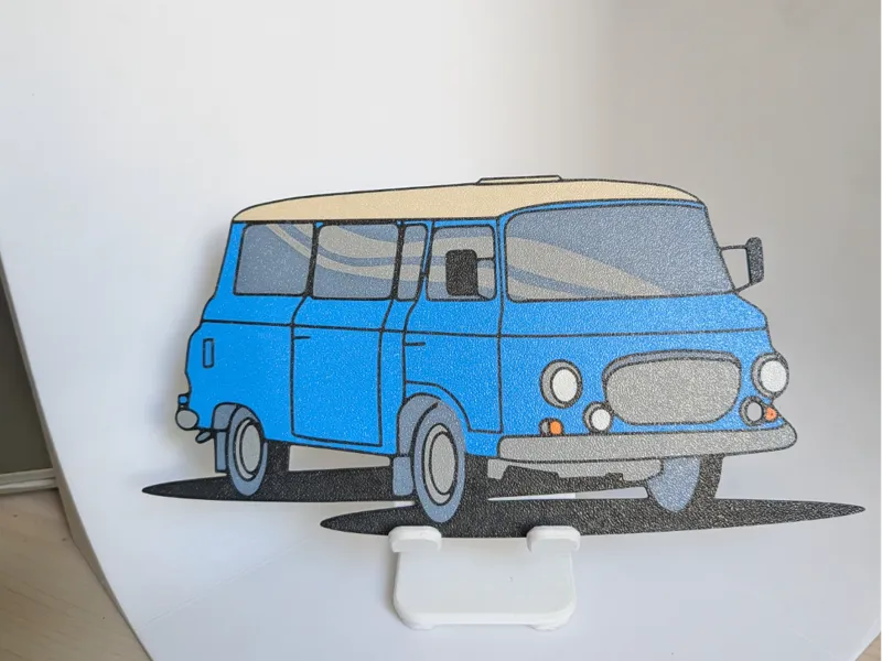 Barkas B1000 2D Wandbild