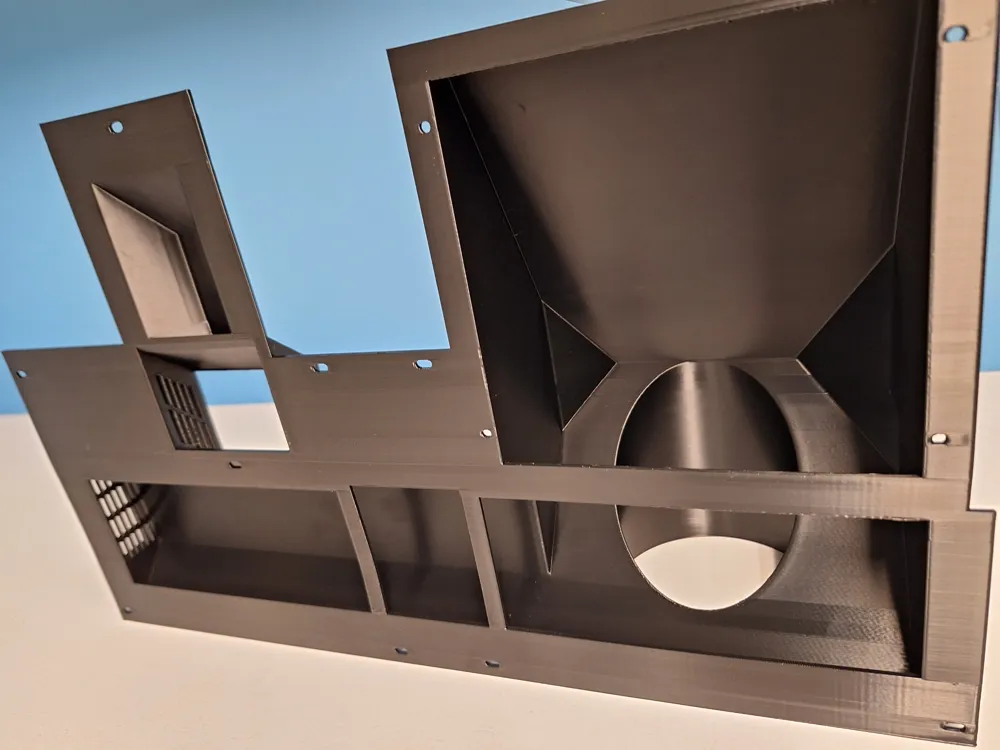 Extraction Line Panel H2 rear exhaust and fume extraction panel - Free 3D Print Model ...
