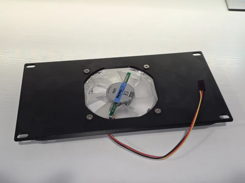 10" Mini Rack 3U 92mm Fan Mount
