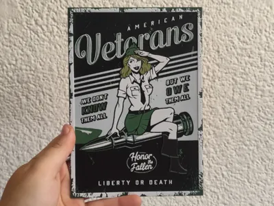 Sexy army girl poster Canvas (hueforge)