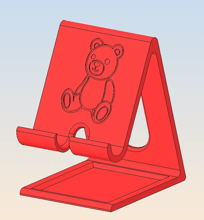 Phone holder Teddy bear