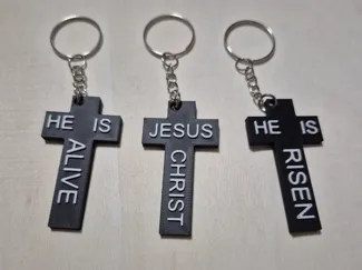 Cross keychain