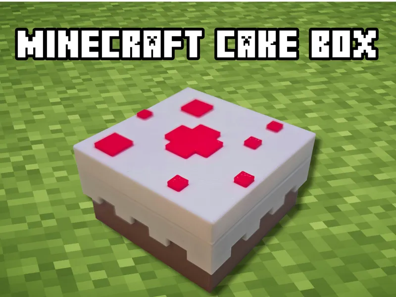 Minecraft Cake Box