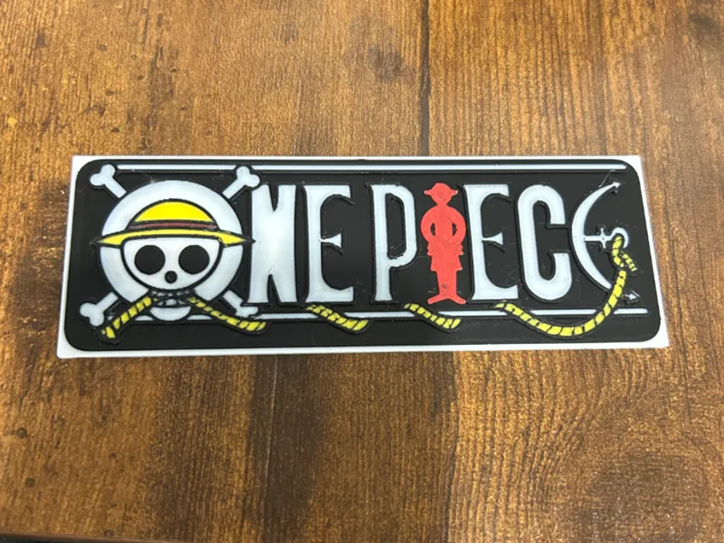 targhetta one piece 