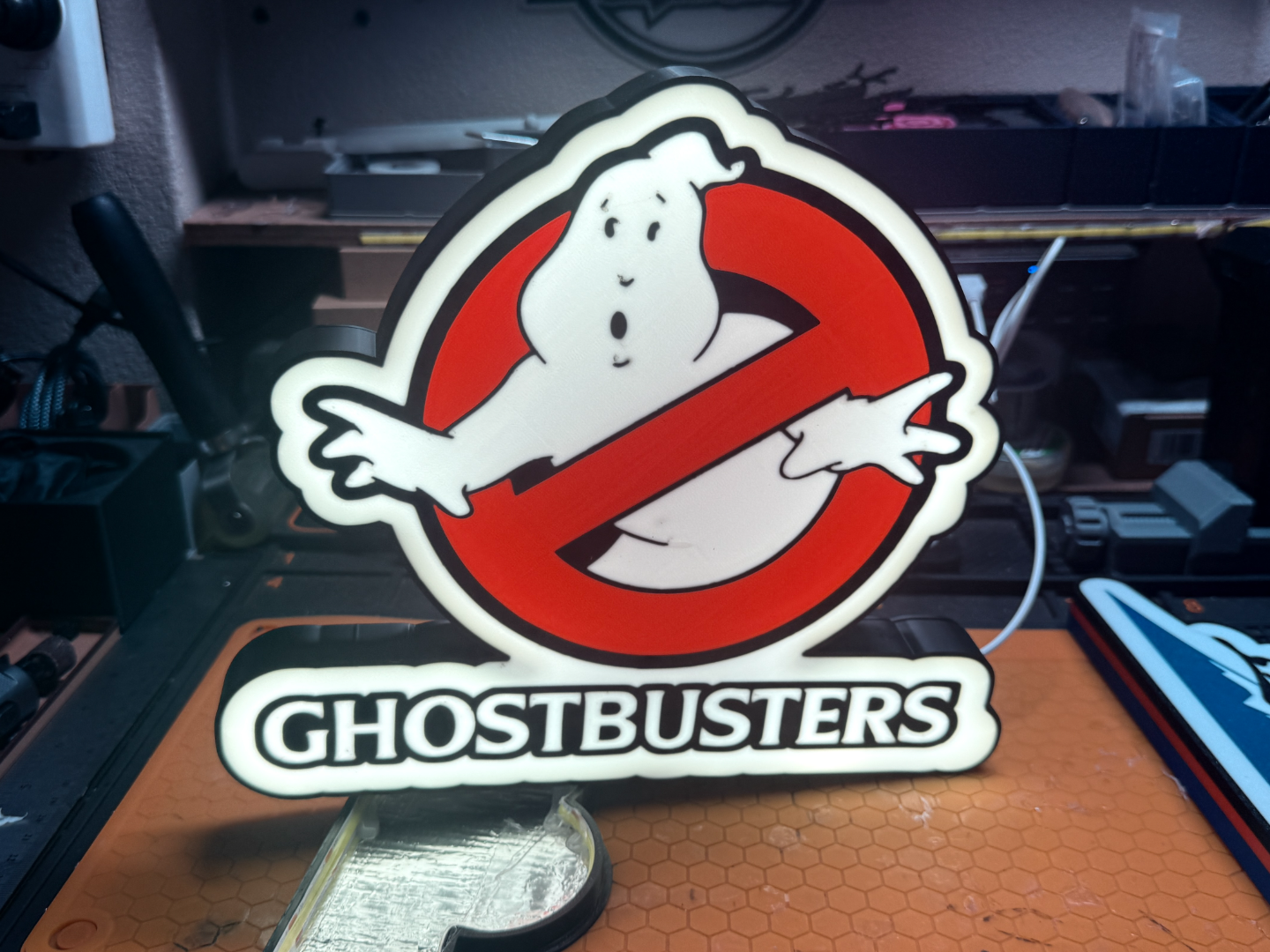 Ghostbusters Lightbox – 3D Printed LED Display