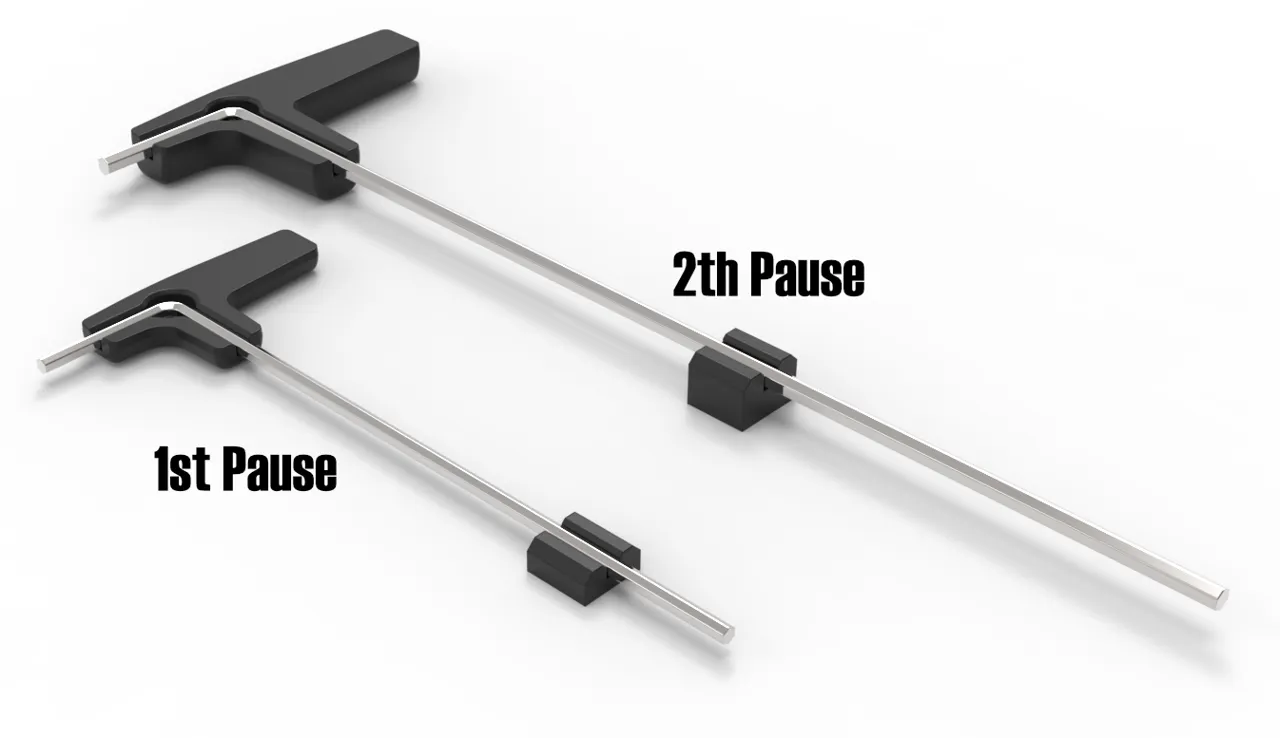 Handles for Bambu Lab X1 and P1 hexagonal keys view 4
