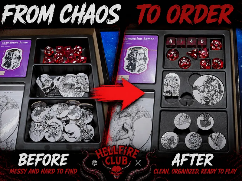 D&D Hellfire Club Organizer Insert