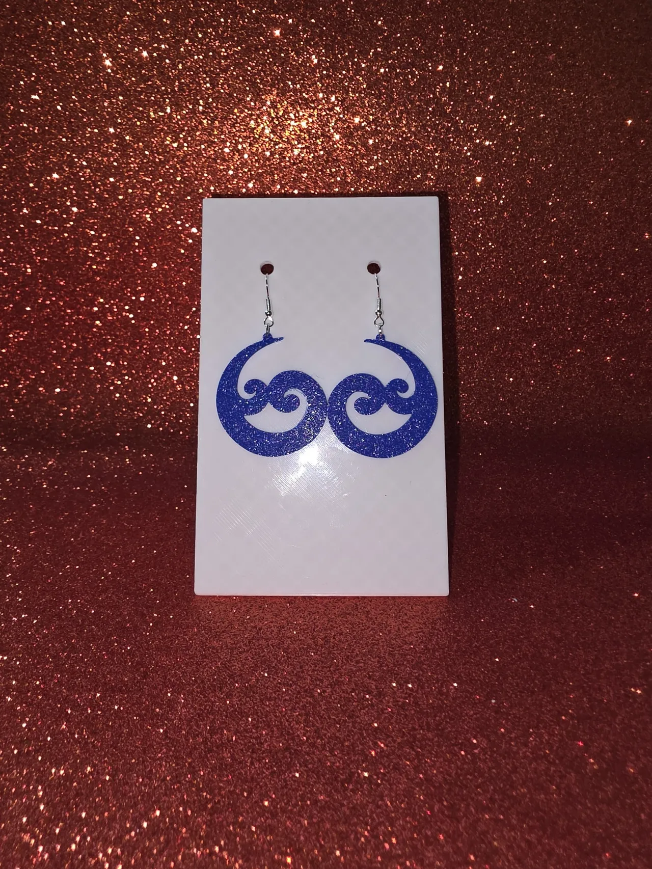 Koru Symbol earrings view 2