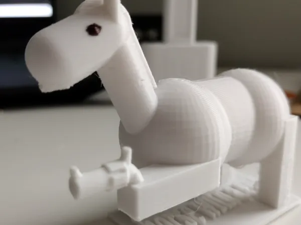 Figurine cheval avec pistolet - Dead Rails