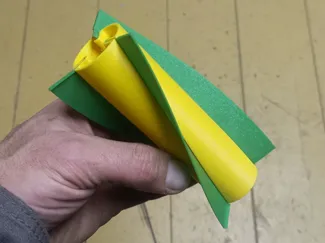 Tri Fin test model. Twisted Auger form