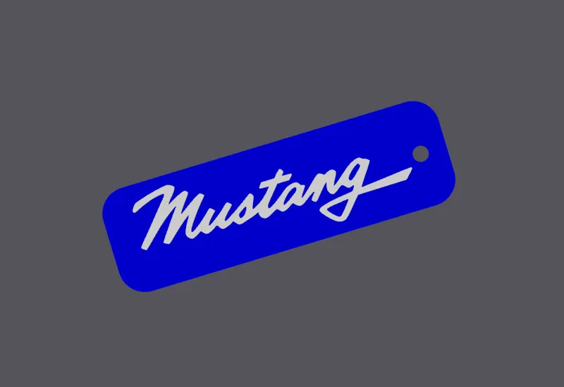 porte clé mustang 