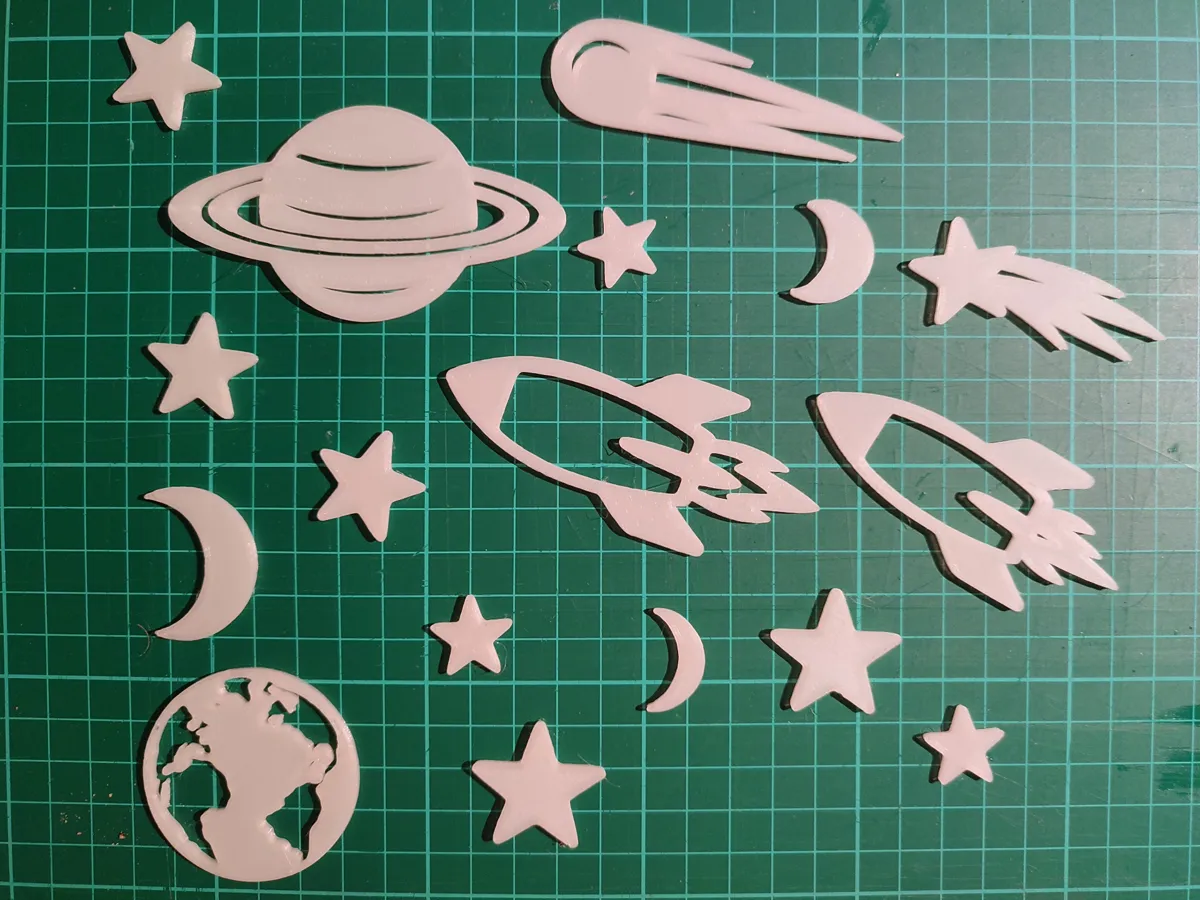 Étoiles phosphorescentes ciel étoilé