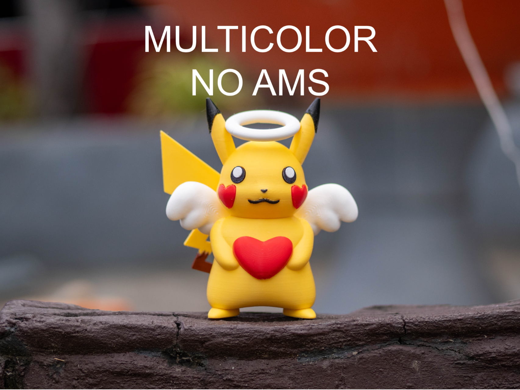 Angelic Pikachu with a Heart - Valentines Pokemon