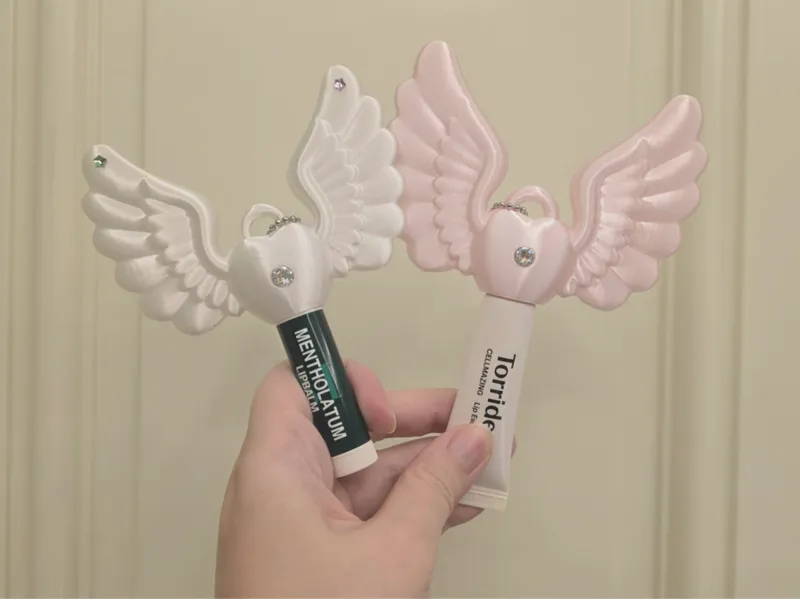 天使变身棒润唇膏挂件