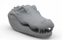 Tête d'alligator décorative — photo 3