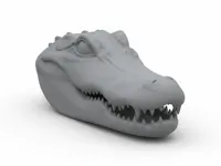 Tête d'alligator décorative — photo 1
