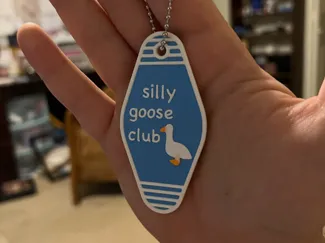 Silly Goose Club Keychain