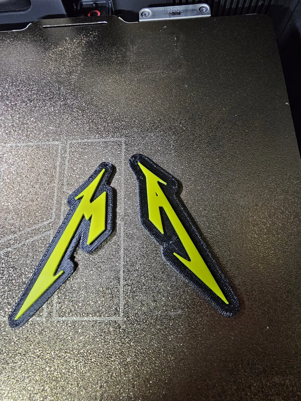 Fan made Metallica earrings view 2
