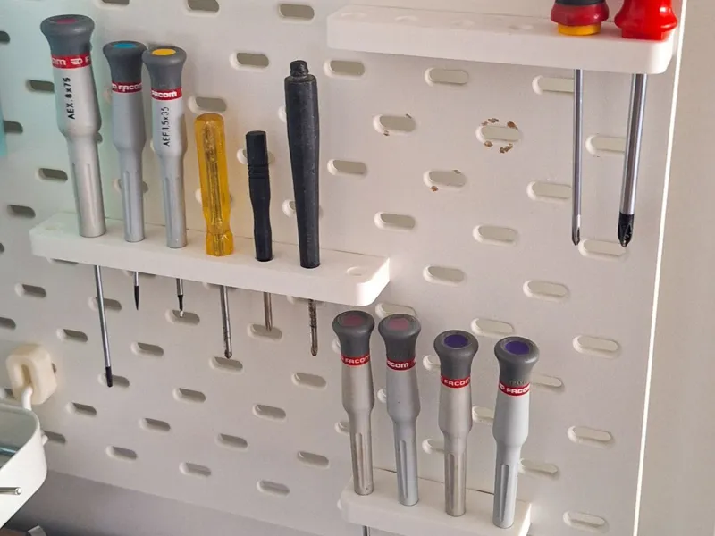 3 x Skådis Screwdriver Holders (Horizontal Mount)