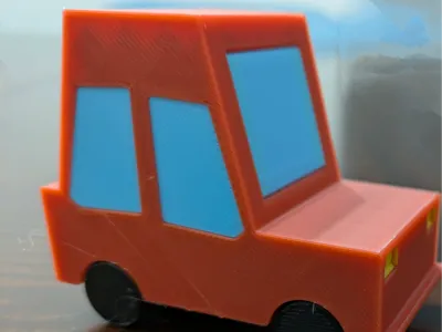 Print in place car