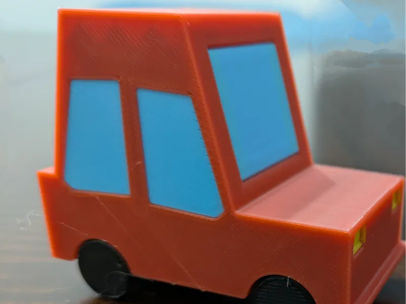 Print in place car