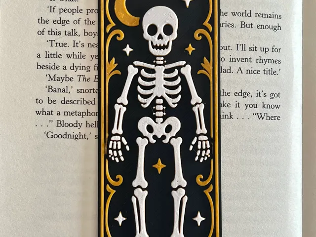 Skeleton Bookmark