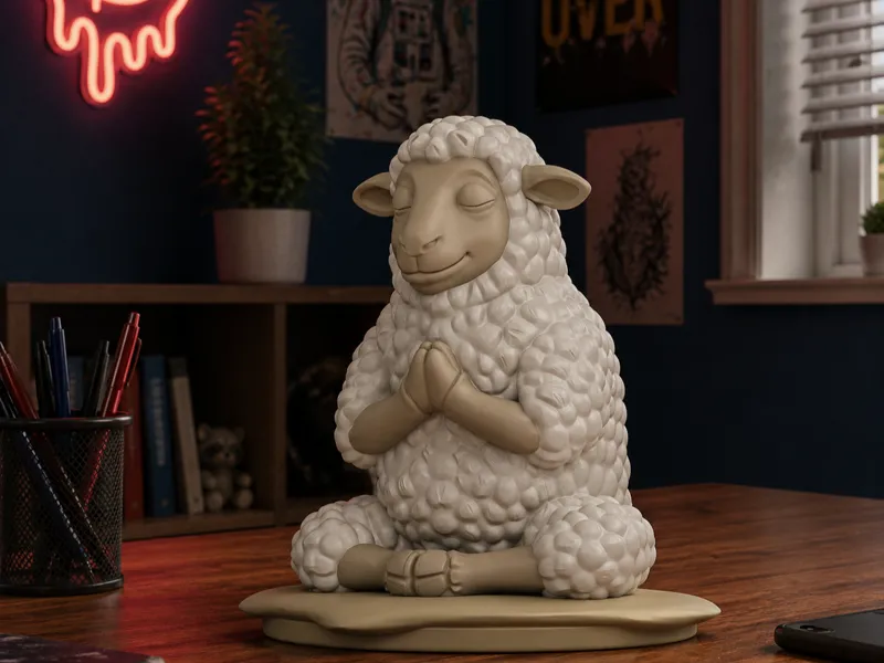 Zen Sheep – Mindful Farm Series