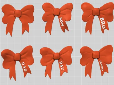 Christmas gifts clip/ribbon