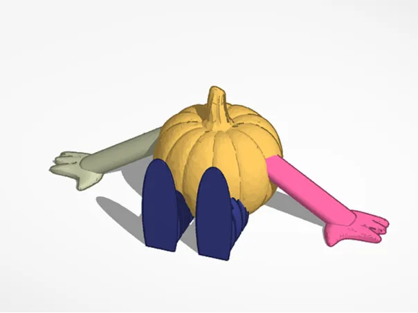 Articulated Pumpkin - Free 3D Print Model - MakerWorld