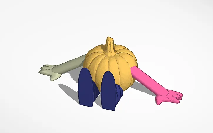 Articulated Pumpkin - Free 3D Print Model - MakerWorld