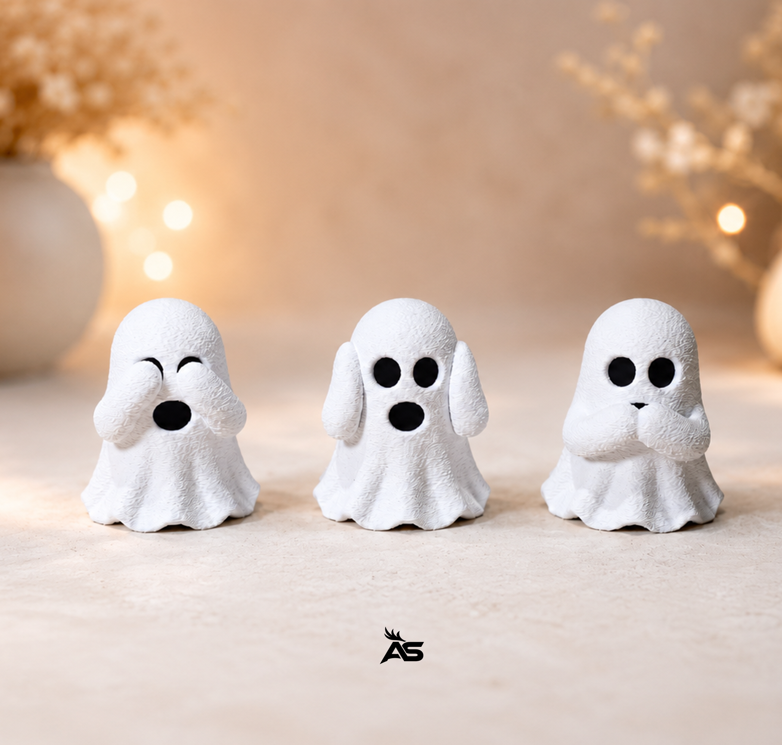 Miniatura 2 do modelo 3D Silent Ghost Trio