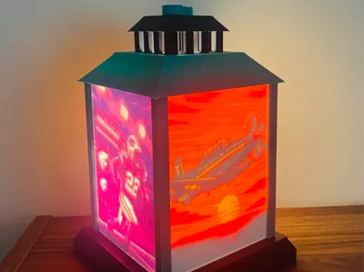 Lithophane Lantern — Minimalist Tool-Free Assembly