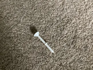 martini golf tee with one inch stopper