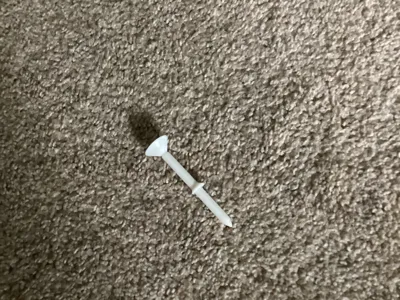martini golf tee with one inch stopper