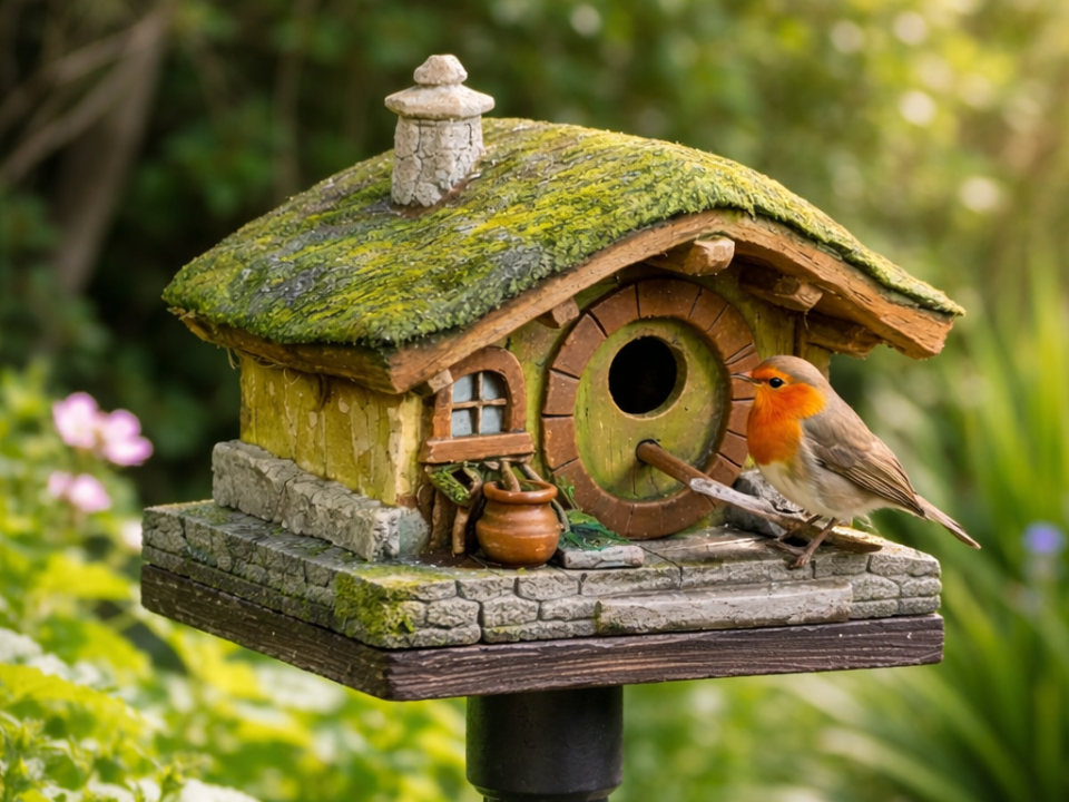 Hobbiton Birdhouse  Stück Auenland für dein Garten