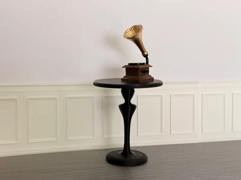 Elegant Miniature Pedestal Table