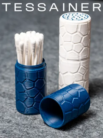 Caja o estuche: TESSAINER 30 Voronoi Q Tip Container — vista de referencia 4