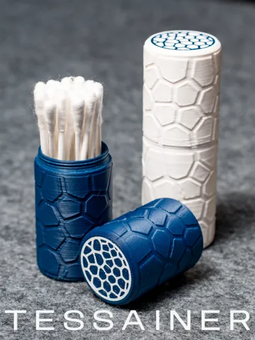 Caja o estuche: TESSAINER 30 Voronoi Q Tip Container — vista de referencia 2