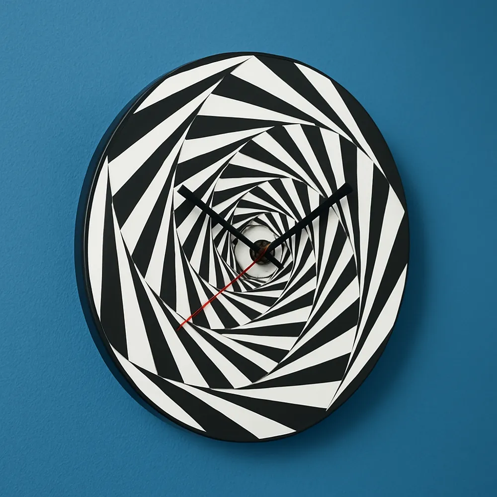 clock optical illusion by Luni0912 MakerWorld: Download Free 3D Models