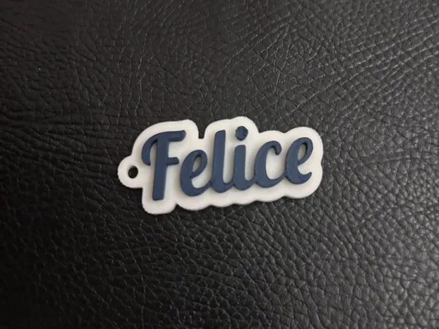 Felice name keychain