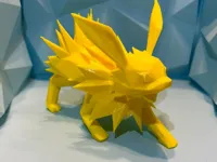 Jolteon Pokémon low poly — photo 1