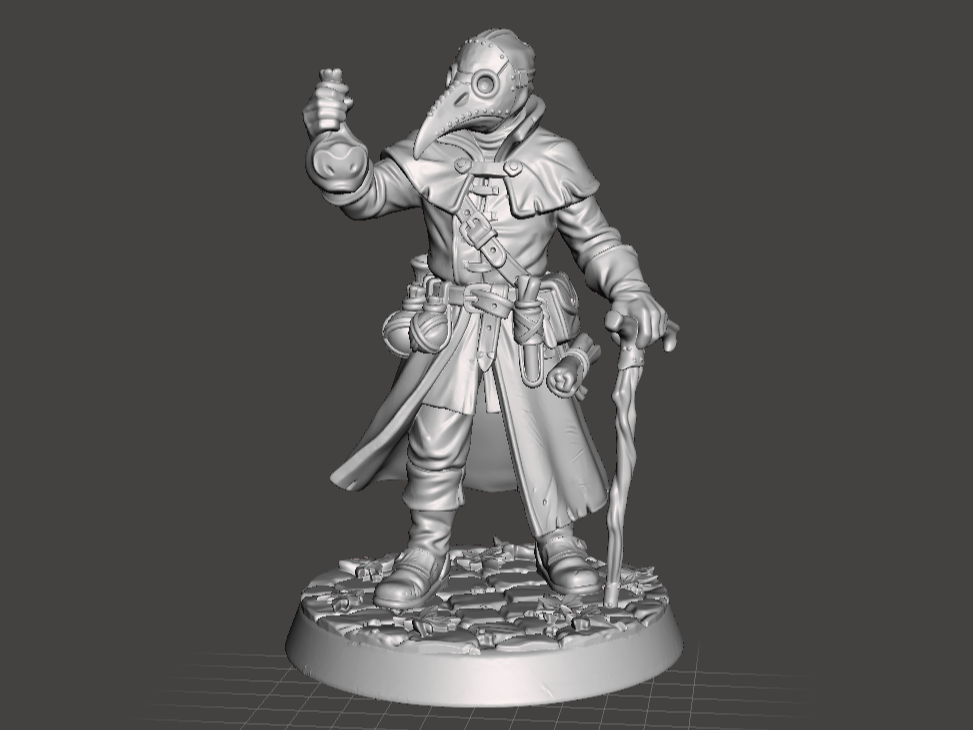 D&D Plague Doctor Alchemist