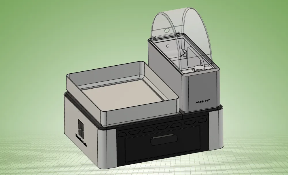 AMS HT Stackable gridfinity Storage unit - Free 3D Print Model - MakerWorld