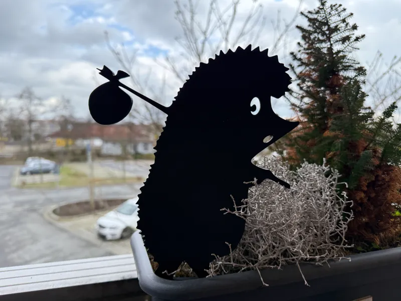 Igel zum stecken in den Garten