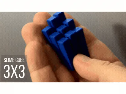 SolidSlime: solid fidget toy that flows like slime view 2