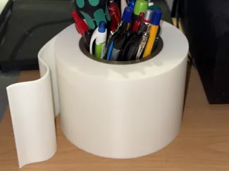 Pen Cup Paper Roll