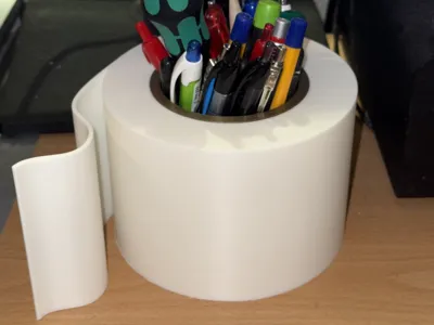 Pen Cup Paper Roll