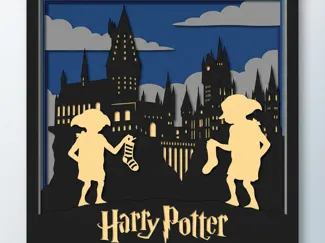 Dobby shadowbox by kel