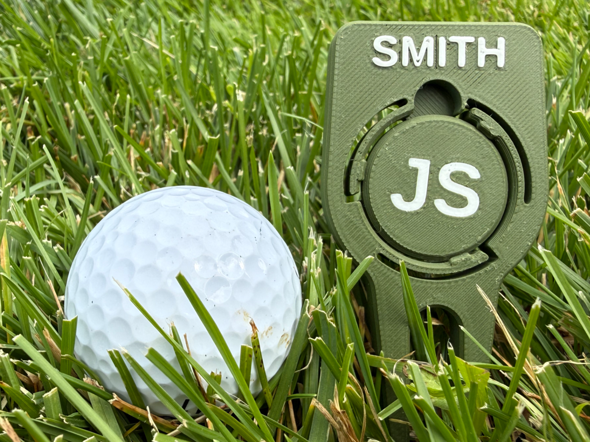 Personalized Golf Divot Tool + Ball Marker